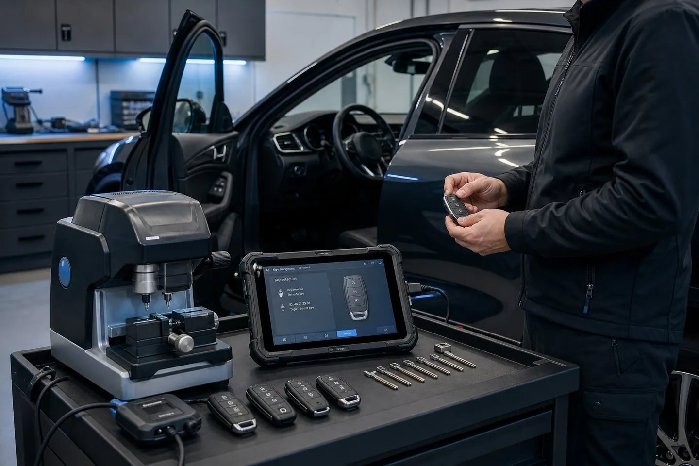 Service de serrurerie automobile et programmation de clés